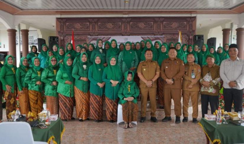 Pelantikan DPD Wanita Pujakesuma Kabupaten Asahan masa bakti 2026–2030, Senen (12/01/2026).