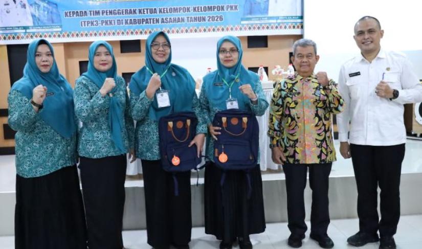 Pelatihan Tim Penggerak PKK Kecamatan 2026 di Aula Hotel Antariksa Kisaran, Rabu 13/5/2026.