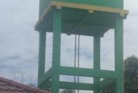 Lahan hibah seluas 10x15  itu menjadi tempat dibangunnya bak penampung air/reservoir dan sumur artesis sebagai pelaksanaan program penyedian air minum dan sanitasi berbasis masyarakat (Pamsimas).