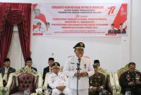 Pemerintah Kabupaten Seluma menggelar acara Ramah Tamah Bupati dan Forkopimda dengan para Veteran Perintis Kemerdekaan, Purnawirawan, Wredhatama, Warakawuri, Angkatan 45 dan anggota presidium Kabupaten Seluma dan tamu undangan lainya di Gedung Daerah Serasan Seijoan Kabupaten Seluma.
