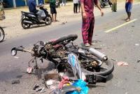 2 orang pria tak bisa diselamatkan lantaran menjadi korban tabrakan