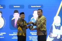 Sekda Provinsi Bengkulu Hamka Sabri usai hadir sekaligus membuka Forum Koordinasi & Konsultasi (FKK) Keterbukaan Informasi Publik bersama Kemenkopolhukam RI Se-Indonesia dalam Mendukung Pelaksanaan Pemilu 2024