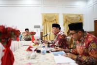 Wagub Rosjonsyah pimpin Rapat  Pimpinan Capaian Kinerja Perangkat Daerah Triwulan I Tahun 2023, di Balai Raya Semarak Bengkulu