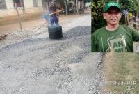 Kepala Desa Talang Ginting CENAGA Saat Di lokasi Kegiatan