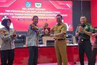 Sekda BU Bersama  TPID tanah datar beserta unsur penting Bengkulu Utara 