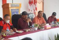 Bupati Ir H MIAN, Saat Menyampaikan kata sambutan