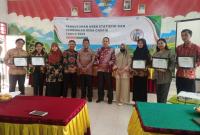 Acara pengukuhan, yang dihadiri oleh Kepala BPS Kabupaten BU, Camat Arga Makmur, Kepala Desa Rama Agung, Perwakilan Kominfo, Para agen yang dikukuhkan, tokoh masyarakat 