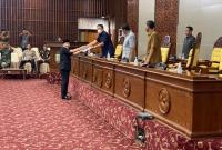 DPRD Provinsi Bengkulu menggelar Rapat Paripurna dengan agenda menerima Penyampaian Gubernur Bengkulu Rohidin Mersyah terkait laporan Pertanggungjawaban (LKPJ) dirinya sebagai Gubernur Bengkulu tahun anggaran 2022.