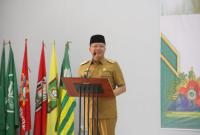 Gurbernur Bengkulu Rohidin Merysah saat membuka Pembukaan Musyawarah Daerah III Muhammadiyah dan Aisyiyah Kabupten Bengkulu Tengah, Selasa (20/6/2023) bertempat di Aula Hotel Puncak Tahura.