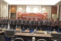 Pengukuhan Pengurus Wilayah Majelis Da’i Kebangsaan Provinsi Bengkulu Tahun 2023 di ballroom salah satu hotel di kawasan Padang Jati Kota Bengkulu, Selasa (06/06).