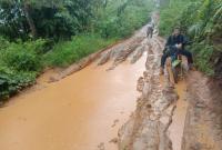 Kondisi Jalan Puguak-Lubuk Resam Seluma Utara
