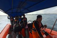 Pencarian korban kecelakaan kapal oleh Tim Gabungan, Senin (28/8/23).