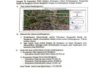 Peta calon lokasi pembangunan pengendali banjir Kota Bengkulu.