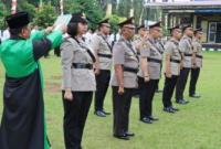 Upacara Serah Terima Jabatan Dan Kapolsek Dilingkungan Polres Bengkulu Utara
