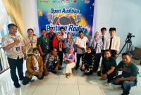 Audisi Bintang Radio Chapter I di Kampus Universitas Hazairin Bengkulu, Senin (6/11/23).