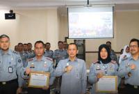 Kanwil Kemenkumham Bengkulu Raih Penghargaan Pelayanan Publik Berbasis Hak Asasi Manusia.