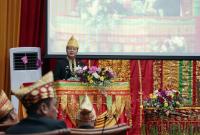 Rapat Paripurna Istimewa HUT Provinsi Bengkulu ke 55 di DPRD Provinsi Bengkulu, Sabtu (18/11/23).