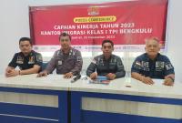 Jumpa Pers Kantor Imigrasi Bengkulu.