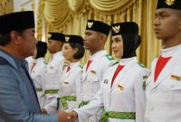 Wakil Gubernur Rosjonsyah Resmi Kukuhkan 54 Anggota Paskibraka Provinsi Bengkulu