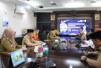 Sekda Hamka usai Rakor Persiapan BBI dan BBWI  di Ruang Rapat Kantor Perwakilan Bank Indonesia Bengkulu, Senin (27/2).