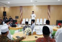 Wakil Gubernur (Wagub) Bengkulu Rosjonsyah saat hadir pada silaturahmi anggota dan Pra Rakerda KDEKS Provinsi Bengkulu, di Rumah Dinas Wagub Bengkulu