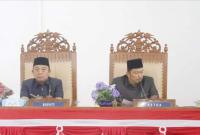 Rapat Paripurna Pandangan Fraksi Terhadap Enam Rancangan Peraturan Daerah (Raperda) Tahun 2023.