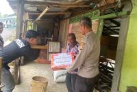 Bantuan Kemanusiaan Polres Lebong untuk Warga Terdampak Banjir di Lebong Utara