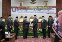 Laporan Hasil Pemeriksaan (LHP) atas Laporan Keuangan Daerah Provinsi Bengkulu tahun Anggaran 2022 dengan hasil opini WTP  dari BPK RI, Jumat (12/5).