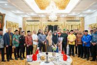 Silaturahmi bersama OKP Cipayung Plus, di Ruang Garuda, Balai Raya Semarak Bengkulu, Rabu (20/9).