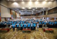 Konsolidasi Pemenangan Partai Gelora Jawa Tengah di Settos Hotel Semarang, Minggu (10/12/2023) sore.