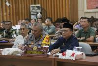 Sektretaris Daerah Provinsi Bengkulu Hamka Sabri usai rapat persiapan kunjungan Wakil Presiden bersama stakeholder terkait, Kamis (28/4/2023).