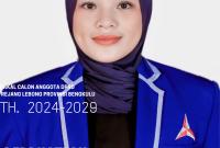 Juliyanti S.Pd siap maju sebagai salah satu kandidat calon legislatif Kabupaten Rejang Lebong Tahun 2024.