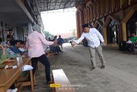 Ketua LDII Bengkulu Meri Sasdi Jantan saat Koneferensi Pers