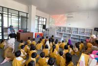 Kunjungan Anak TK ke Perpustakaan Daerah (Foto/Ist/MCSeluma)
