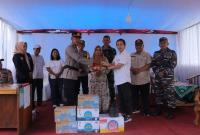 Ketua DPRD Mukomuko kunjungi Dan bersilahturahmi Di Posko Ketupat FOto/DOk: Surya