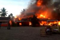 Lokasi kebakaran di terminal marga sakti kecamatan Padang jaya Bu./Poto Redy penarafflesia.com
