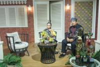 Puteri Cilik Multitalent Bengkulu, Syakira Ramadhani saat dialog interaktif di TVRI, Kamis (18/1/24)/(foto: Fatmala/Penarafflesia.com)