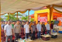 Wakil Bupati Selum menghadiri sosialisasi pengawasan tahapan pemilihan dan launching patroli pengawasan Kawal Hak Pilih Tahun 2024, berlangsung di kantor Bawaslu Kabupaten Seluma, Minggu (7/7/2024).