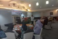 Diskusi hasil penelitian tingkat Provinsi Bengkulu yang diselenggarakan oleh WCC Cahaya Perempuan bersama INKLUSI Kemitraan Australia-Indonesia di Hotel Santika Kota Bengkulu pada Selasa (16/1/24).