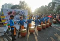 Pemerintah Provinsi Bengkulu melalui Badan Penghubung Provinsi Bengkulu di Jakarta kembali mempromosikan potensi daerahnya di arena Car Free Day (CFD) Depan Wisma BNI 46 Sudirman - Thamrin Jakarta pada Minggu (19/5).