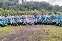 Dinas Kominfo dan Statistik Provinsi Bengkulu menggelar gathering di Taman Wisata Trokon, Kabupaten Rejang Lebong, Kamis (23/5).