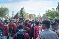 Demo Mahasiswa Muhammadiyah Bengkulu.
