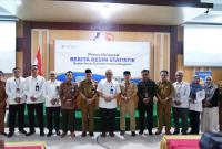 Pemprov Bengkulu setelah rilis resmi BPS Provinsi Bengkulu, Selasa (5/11/2024). (Yantori-PenaRafflesia.Com)