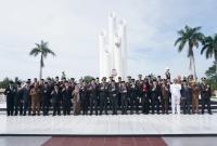 Upacara Ziarah Nasional dan tabur bunga dalam rangka memperingati Hari Pahlawan Tahun 2024 di TMP Balai Buntar, Minggu (10/11/2024). (Aldo-PenaRafflesia.Com)