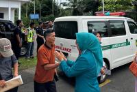 Pemulangan jenazah Wandri.