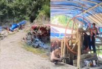 Tambang emas ilegal.