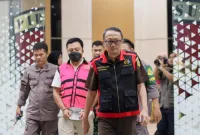 Eks Inspektur Tambang ESDM Sunindyo Suryo Herdadi sebagai Tersangka Baru Kasus Tambang PT RSM, Kamis (31/7) /// foto dok Kejati Bengkulu.