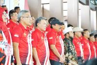 Kejuaraan Taekwondo Kapolda Bengkulu Cup 2025 resmi dibuka di GOR Sawah Lebar, Jumat (23/5).