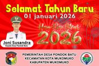 Kepala Desa Pondok Batu, Kecamatan Kota Mukomuko, Kabupaten Mukomuko, Joni Susandra