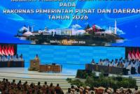 Rapat Koordinasi Nasional (Rakornas), di Jakarta. Senin pagi (2/2/2026).